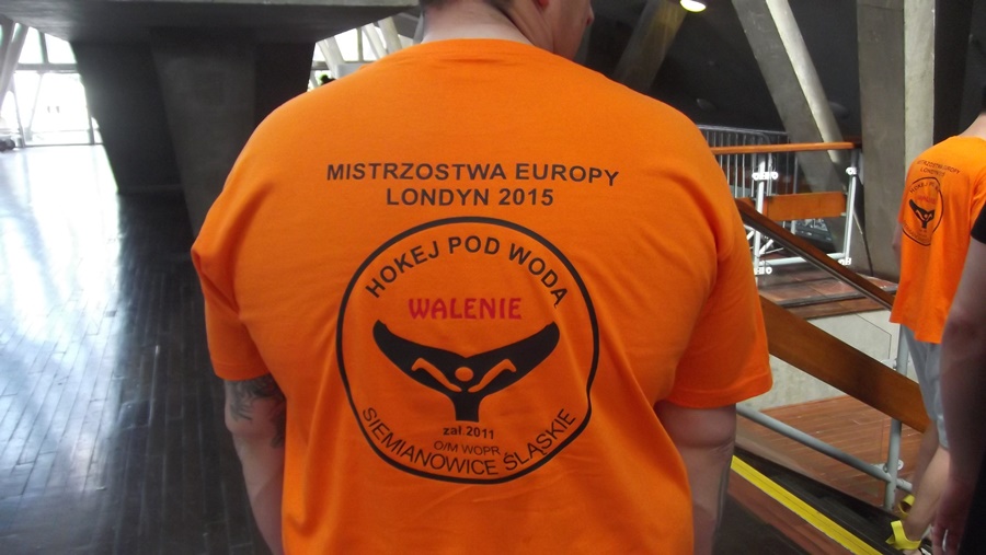 Hokej pod wodą Walenie Londyn 2015